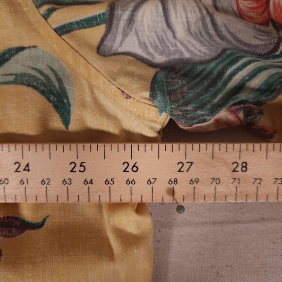 Reyn Spooner Floral Hawaiian Button Shirt Mens Aloha Vacay Resort Vintage FLAWS - Picture 5 of 15